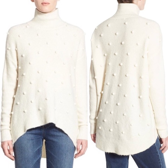Madewell Sweaters - MADEWELL SNOWGLOBE BOBBLE TURTLENECK SWEATER SZ S